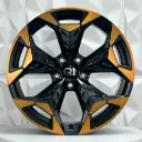 RIN 18X8 5-112 R1 SPORT CPR20-FF SATIN BLACK MF+COPPER ET38 CB57.1