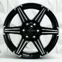 RIN 15X8 6-114.3 R1 SPORT LGS26 BLACK MACHINE FACE ET0 CB66.1